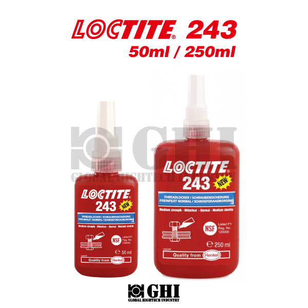LOCTITE 243 (Thread locking / Medium Strength)